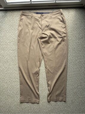 PGA Tour Men's Classic Khaki Golf Dress Pants - size 38.